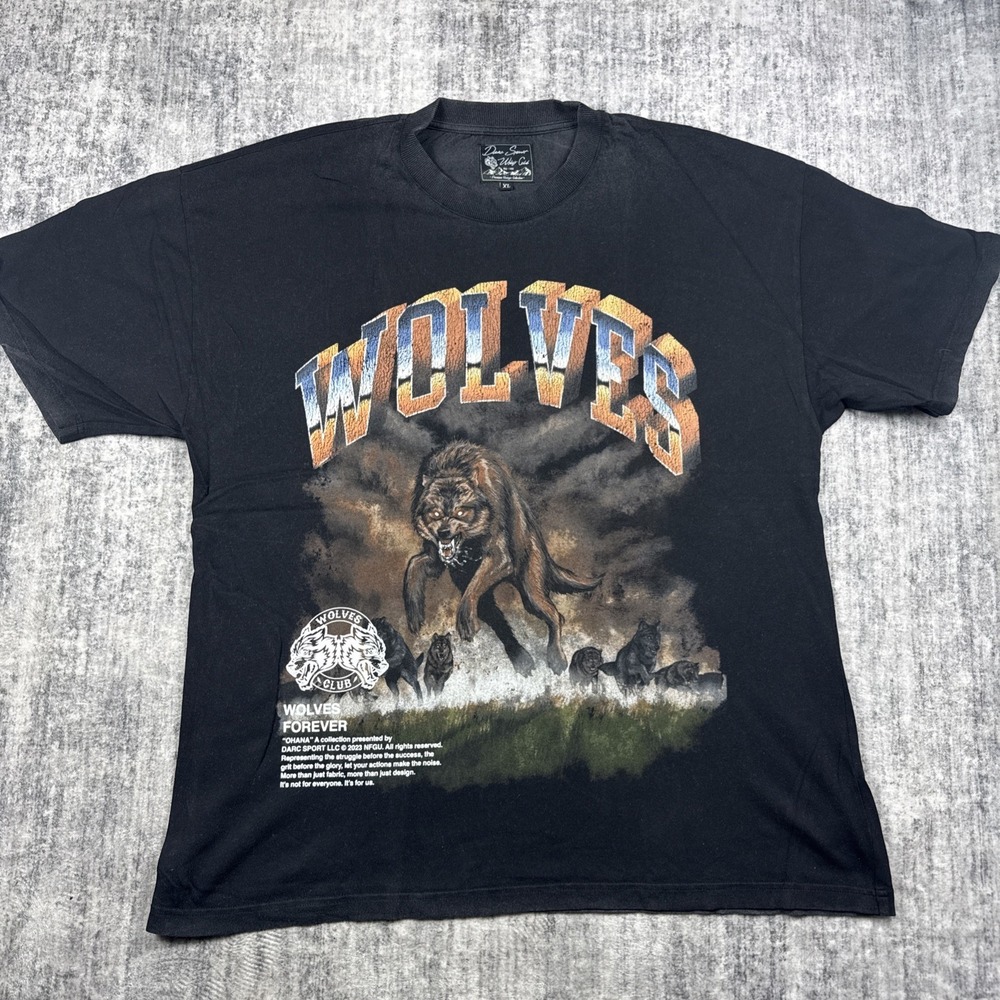 Darc Sports Wolves Club Forever Ohana Tour 2023 Black Men's XL